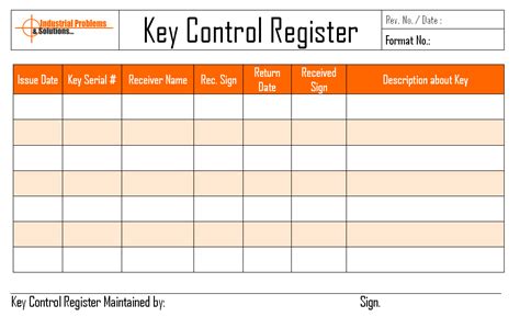 Register for the key 